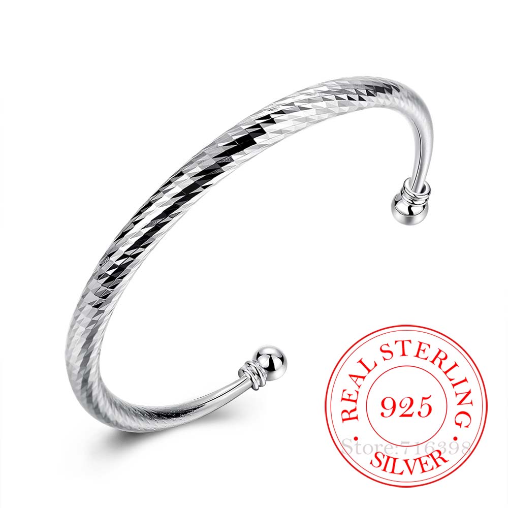 Nick'S Jewelry & Watches Reviews - 925 Zilveren Bruiloft Open Armband Voor