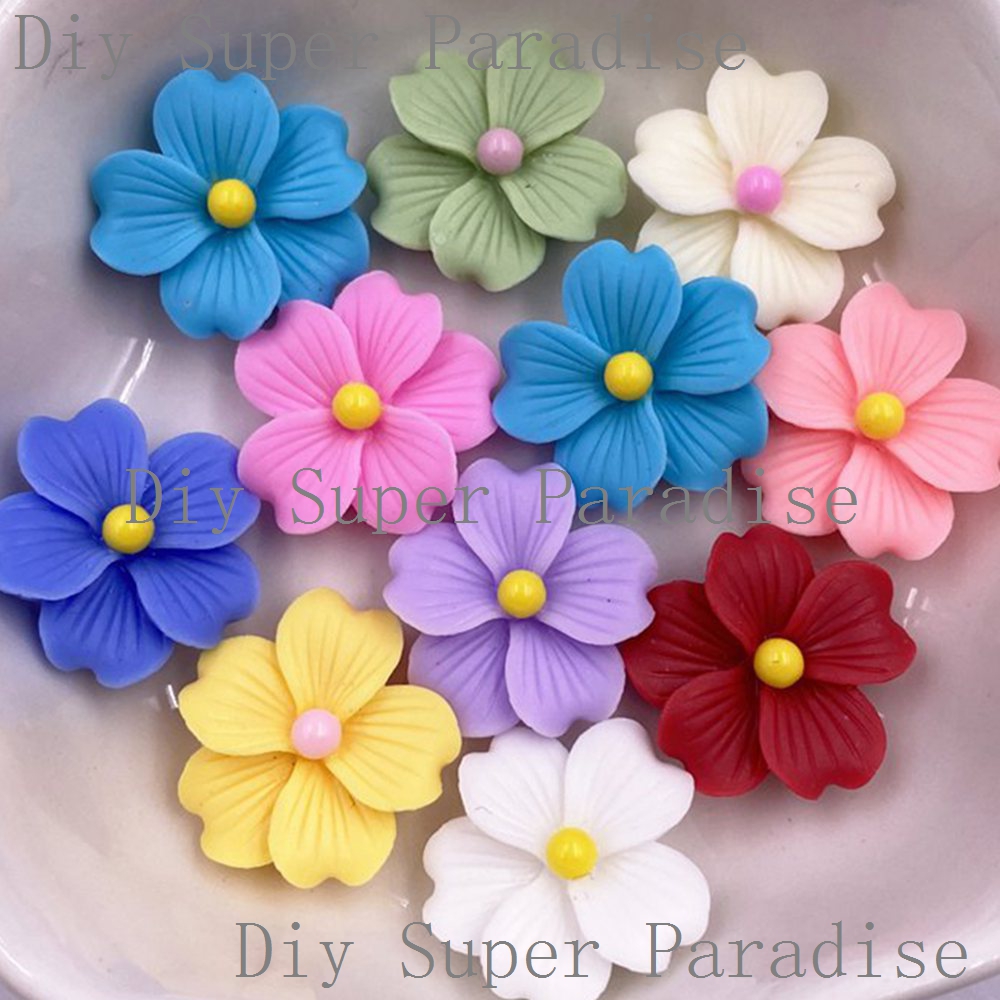 Paradise Jewelry & Watches Llc Miami - 50 Stuks Hars Kleurrijke 16mm Bloem