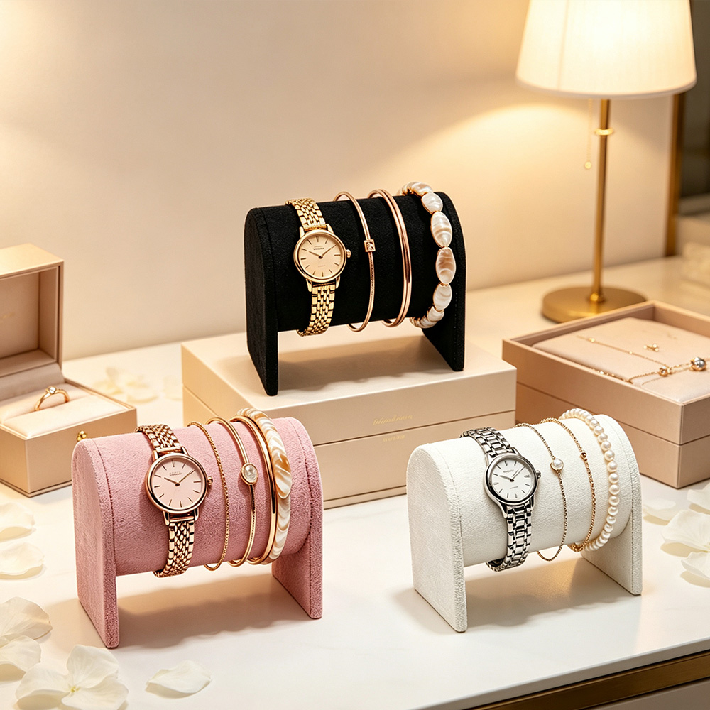 Jewelry Making Watches - Horlogearmband-displaystandaard, enkellaagse sieradenorganizer, displayrek voor kralenarmbanden