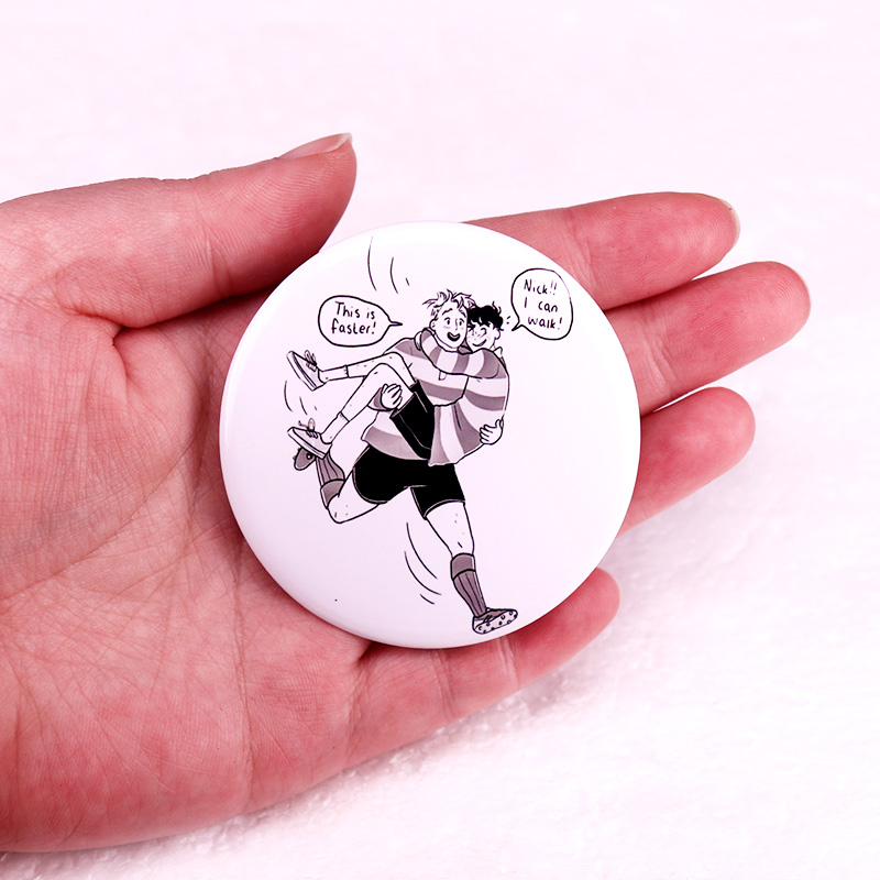 Heartstopper Pinback Button Pi - Nick'S Jewelry & Watches Reviews recensie en prijs