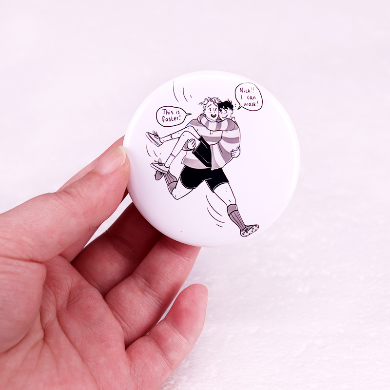 Heartstopper Pinback Button Pi - Nick'S Jewelry & Watches Reviews recensie en prijs