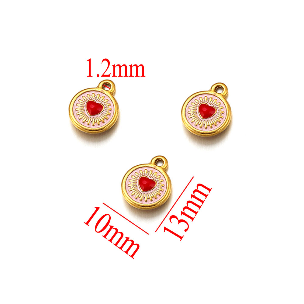 5 stuks roestvrij staal rood e - Moon Star Earrings recensie en prijs