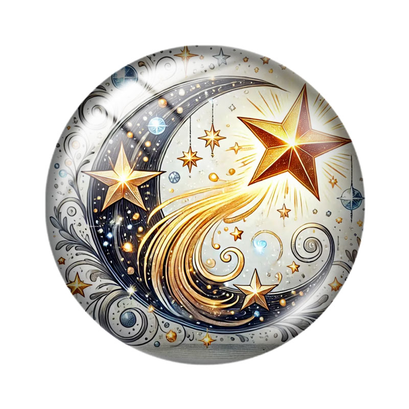 Mystic Star Moon 12/18/20/25mm - Moon Star Earrings recensie en prijs