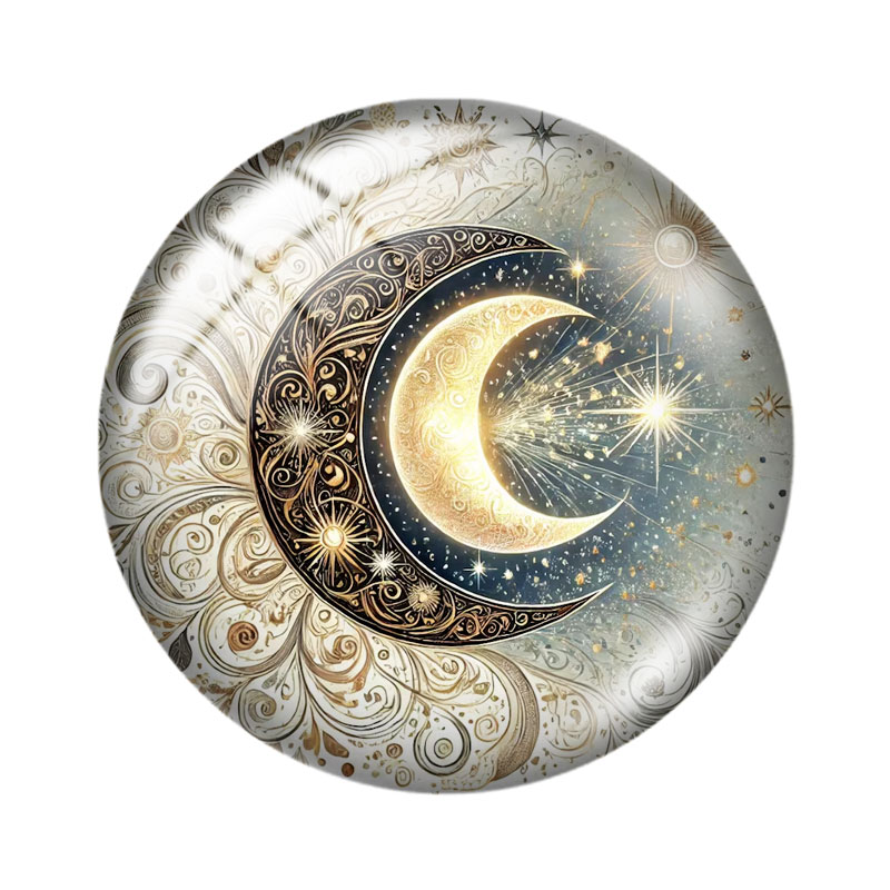 Mystic Star Moon 12/18/20/25mm - Moon Star Earrings recensie en prijs