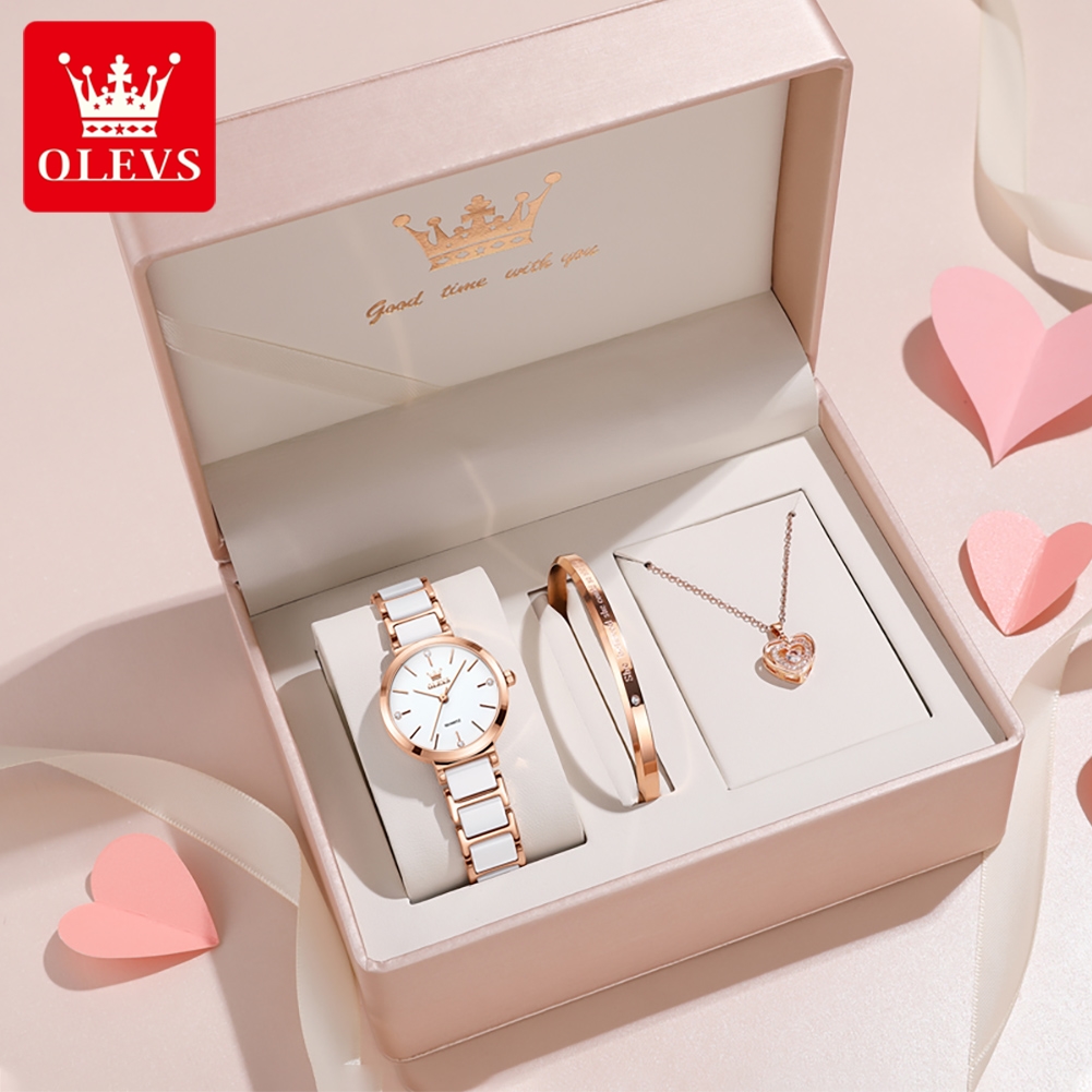 OLEVS Dameshorloge 5877 Luxe E - Jewelry And Watches recensie en prijs