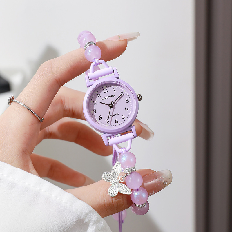 Dameshorloge met vlinderkralen - Jewelry Making Watches recensie en prijs