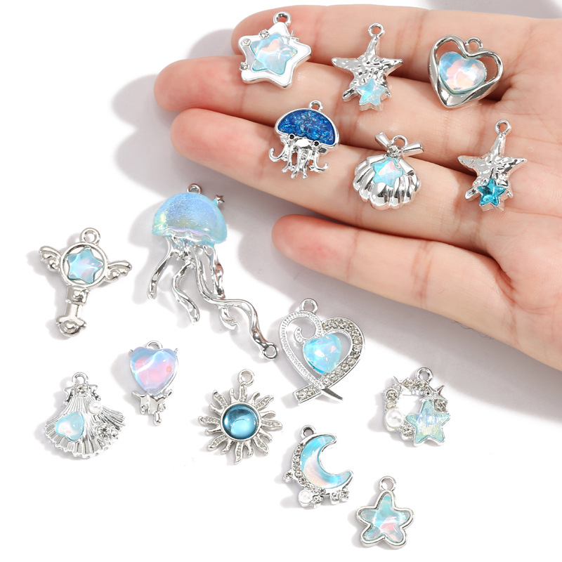 10 stuks verzilverde legering  - Moon Star Earrings recensie en prijs