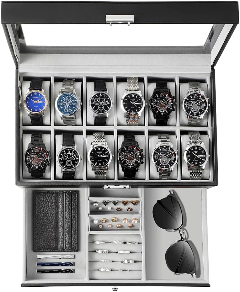 Horloge-opbergdoos voor mannen - Jewelry And Watches Box recensie en prijs