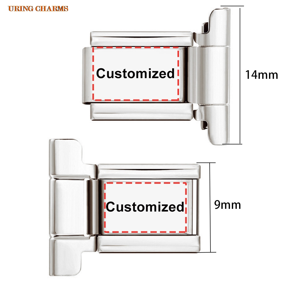 1 paar Foto Logo Aangepaste Ho - Jewelry Making Watches recensie en prijs