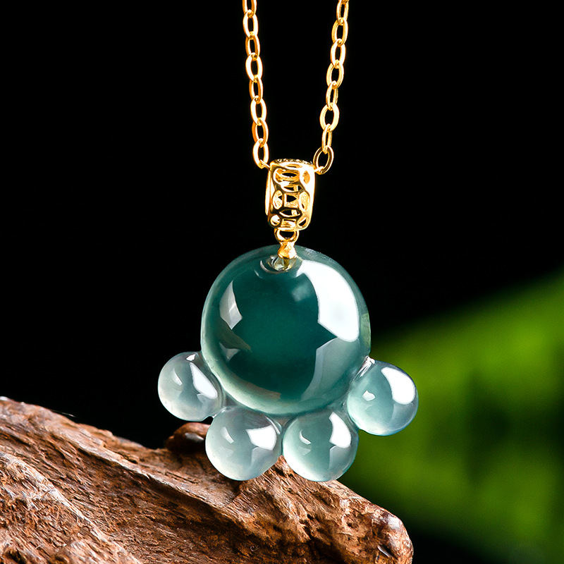 Natuurlijke echte smaragd blau - The Jewelry & Watches recensie en prijs