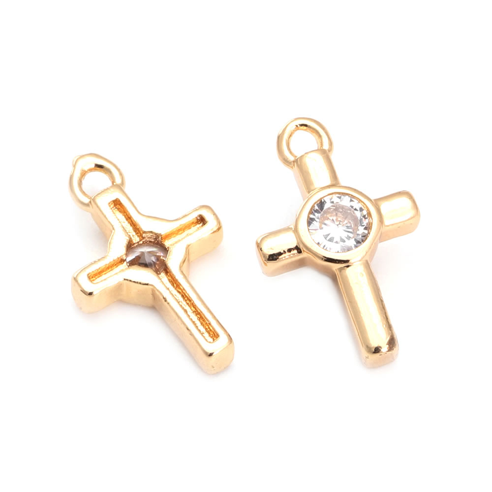 18K Goudkleurige Messing Zirko - Moon Star Earrings recensie en prijs
