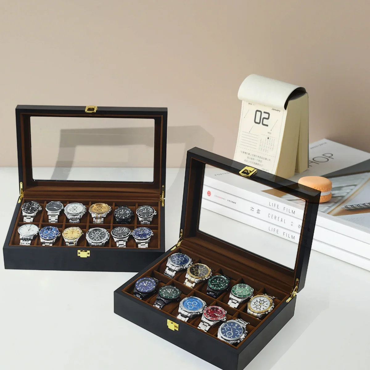 HOT Handgemaakte luxe houten 6 - Jewelry Box That Holds Watches recensie en prijs