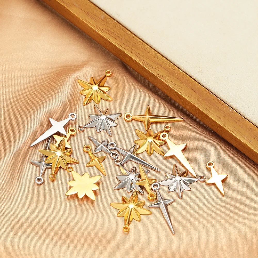 5 stuks hoge kwaliteit roestvr - Moon Star Earrings recensie en prijs